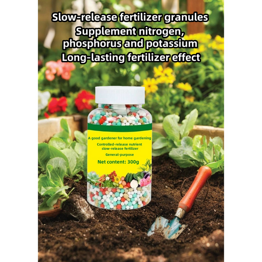 Colorful Slow-Release Fertilizer Granules 300g — NPK Controlled-Release, All Plants
