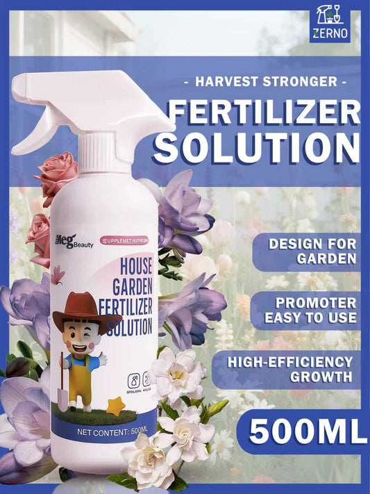Ready-to-Use House Garden Fertilizer Solution 500ml — No Dilution Needed, All Plants