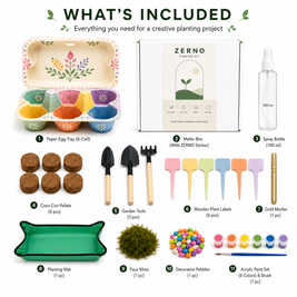 Zerno Painted Egg Tray Starter Kit