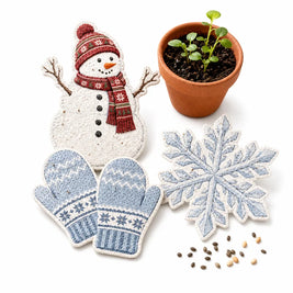 Vyrgromm Plantable Seed Paper Shapes - White Background Studio Hero