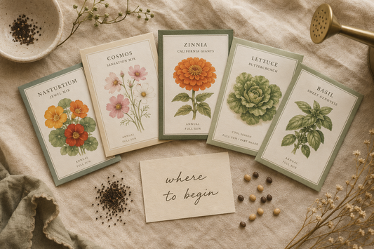 How to Choose Your First Seeds: A Simple Framework for New Growers