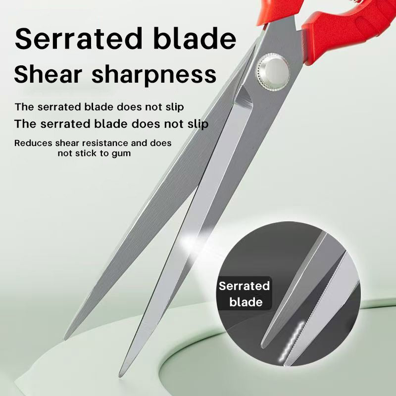 Fruit Picking Scissors 912 — Long Straight Blade, Safety Lock, Harvest Shears