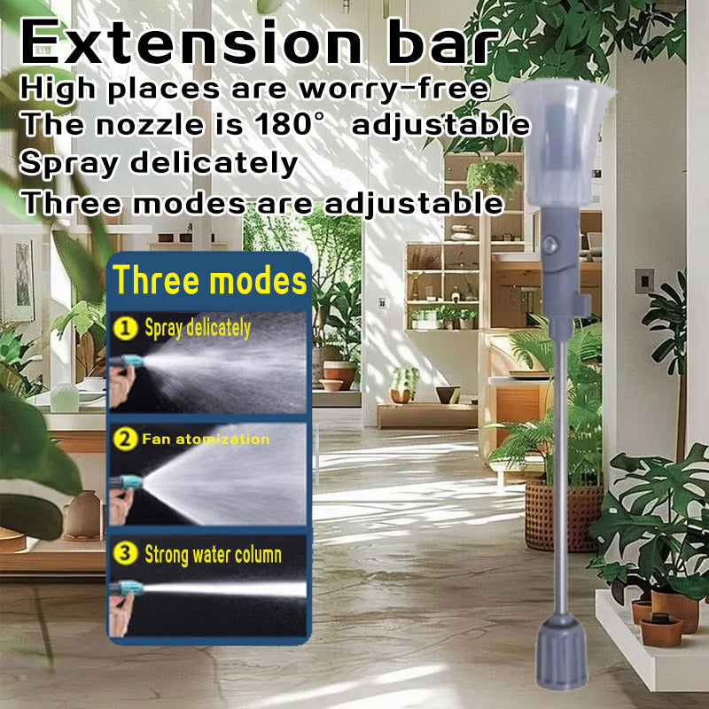 Watering Can Extension Wand — 180° Adjustable, 3-Mode Spray, Universal Fit