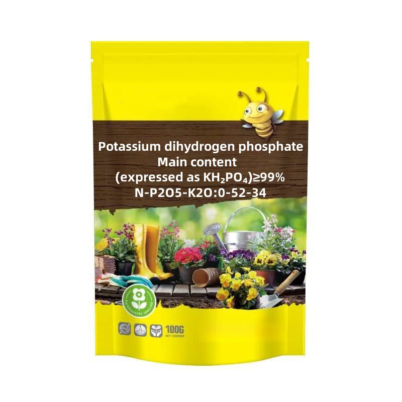 Potassium Dihydrogen Phosphate Fertilizer 100g — ≥99% Pure KH₂PO₄, Bloom Booster