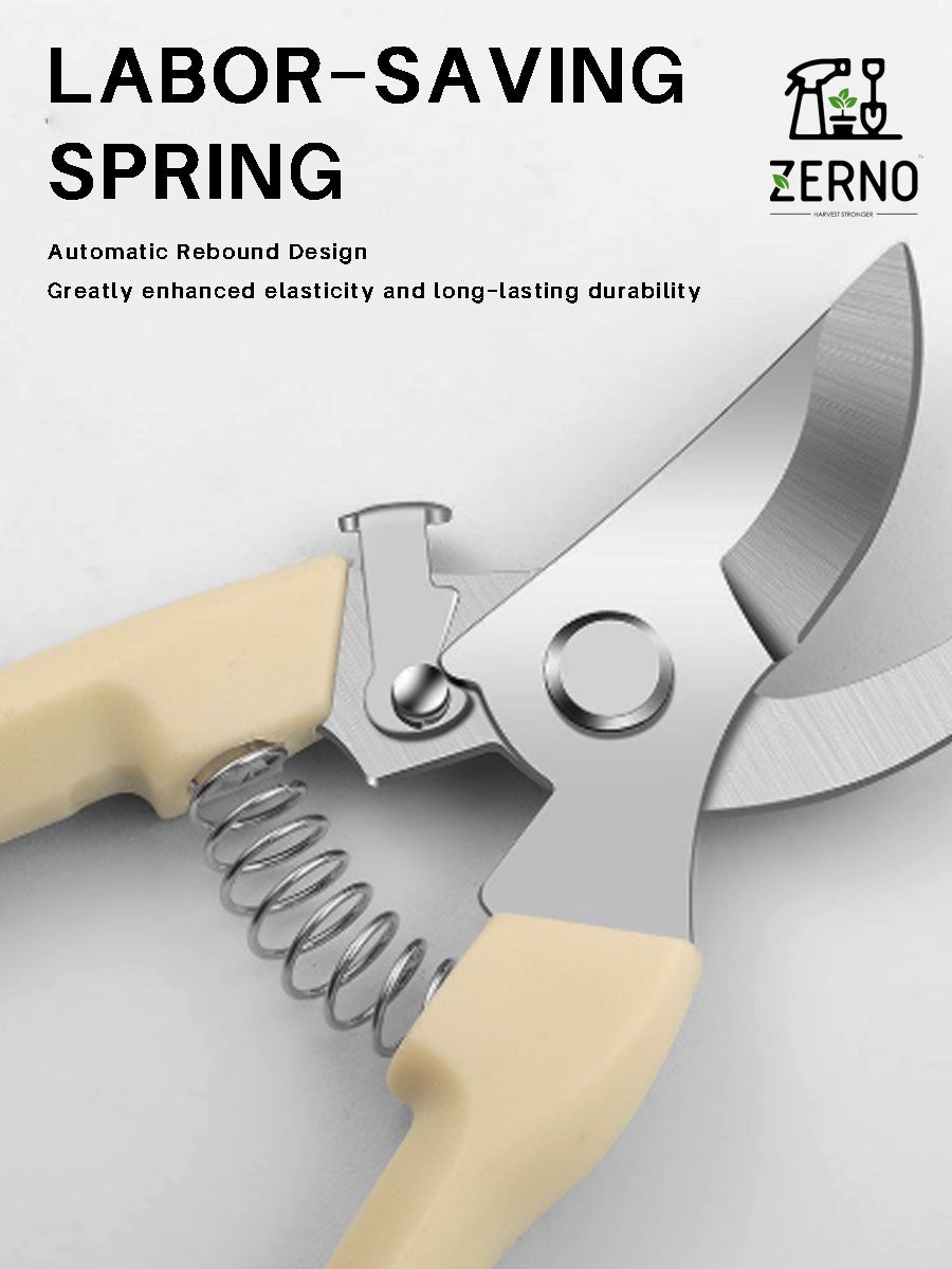 Professional Bypass Pruning Shears 130T — High-Carbon Steel Blade, Ergonomic Handle