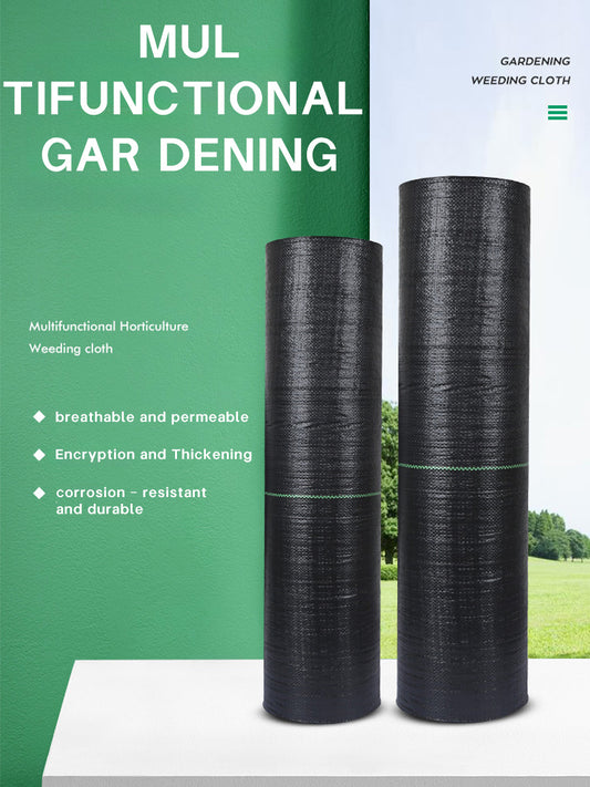 Heavy-Duty Weed Barrier Fabric 1m × 400m — 80g/m², UV-Resistant Polyethylene