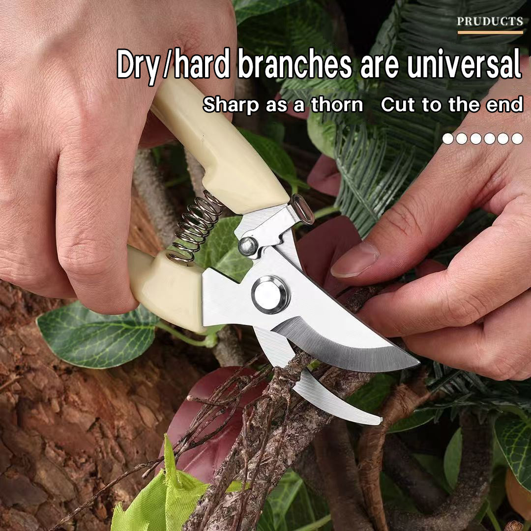 Professional Bypass Pruning Shears 130T — High-Carbon Steel Blade, Ergonomic Handle