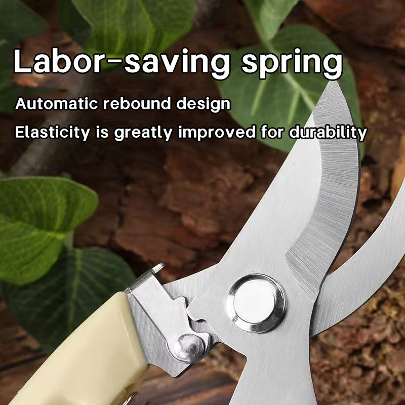 Professional Bypass Pruning Shears 130T — High-Carbon Steel Blade, Ergonomic Handle