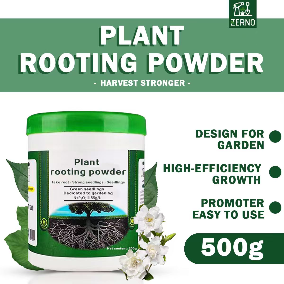 Plant Rooting Powder 500g — Fast Root Development, High Survival Rate