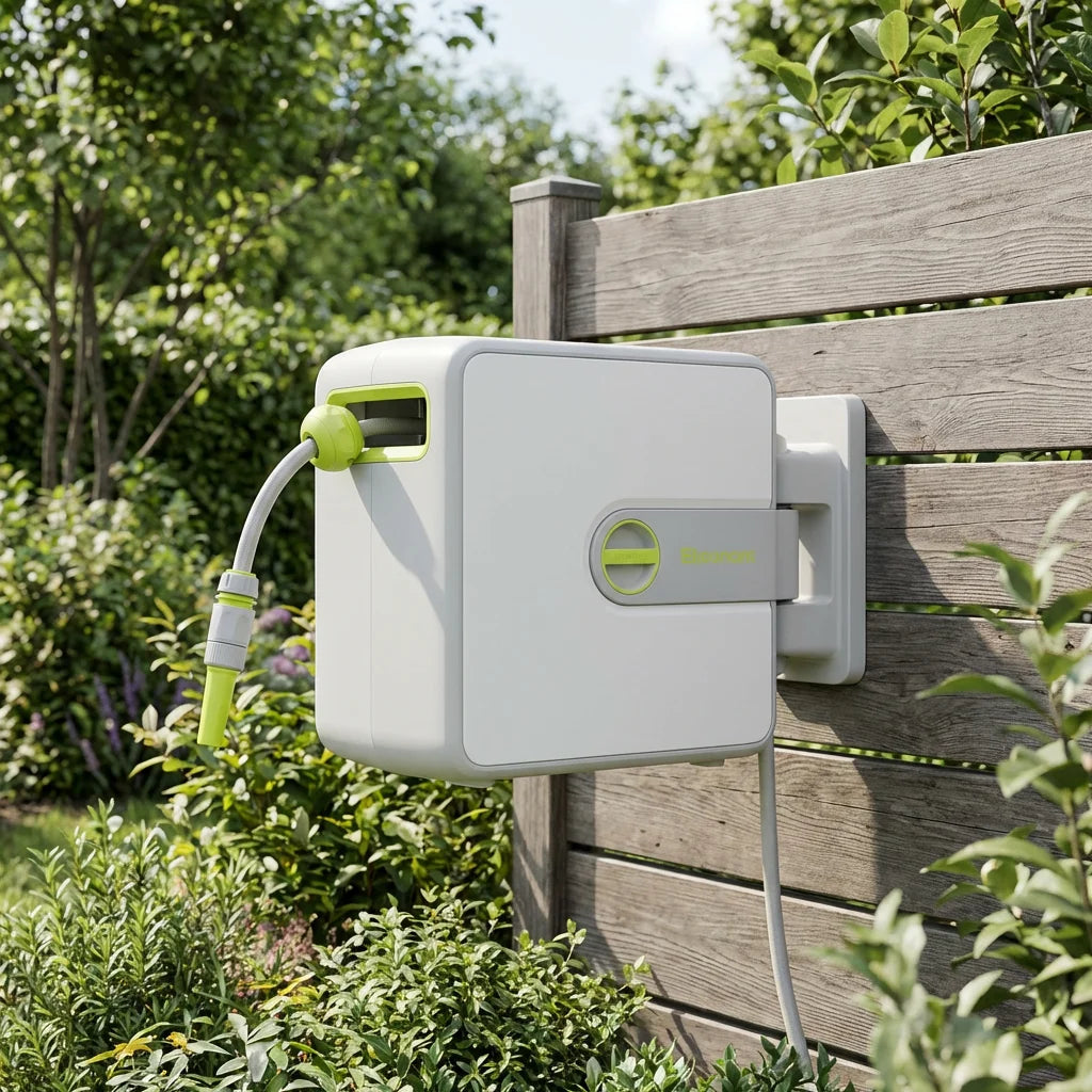 Retractable 110ft Automatic Garden Hose Reel