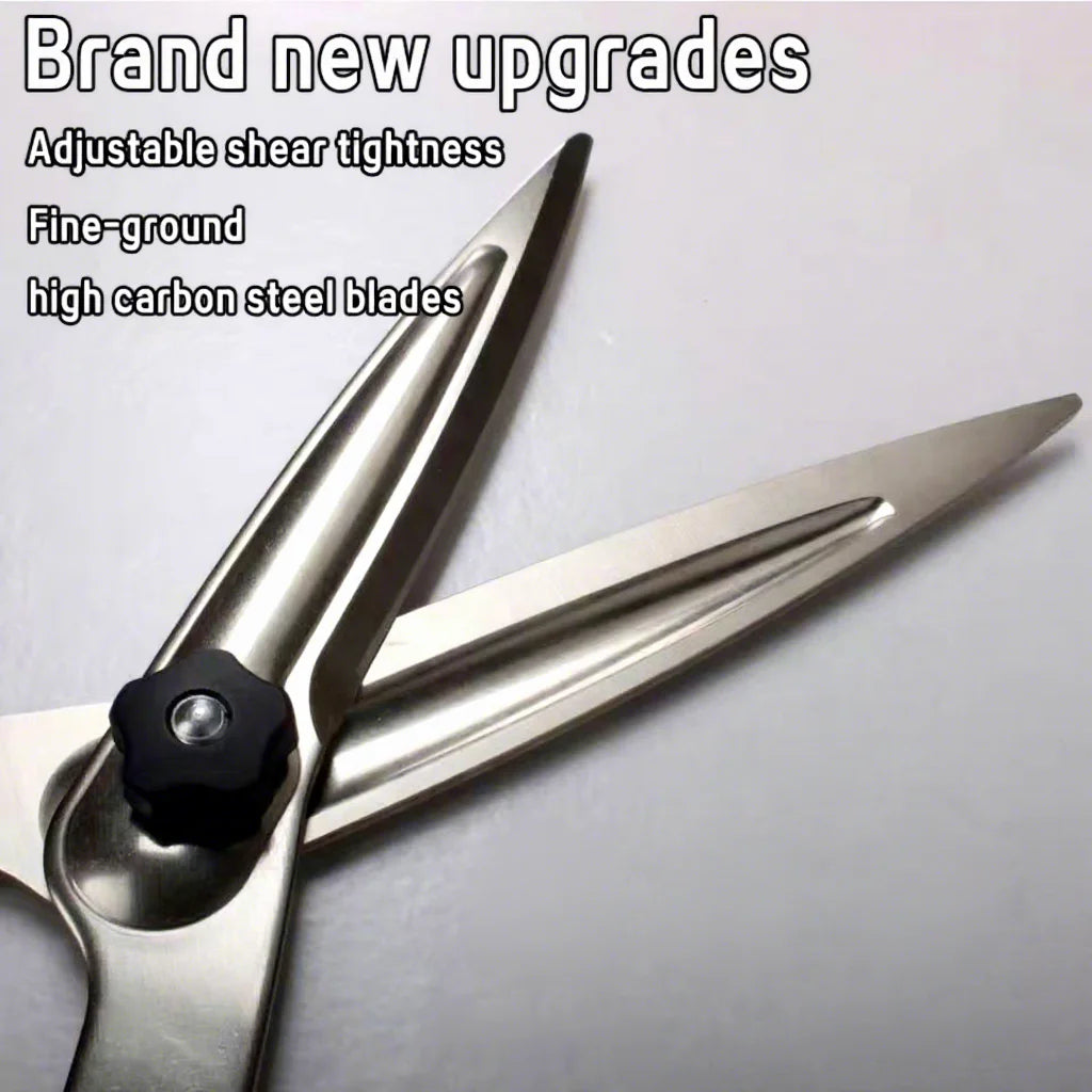 Professional Hedge Shears — Japanese Steel Blades, Shock-Absorbing, K-800