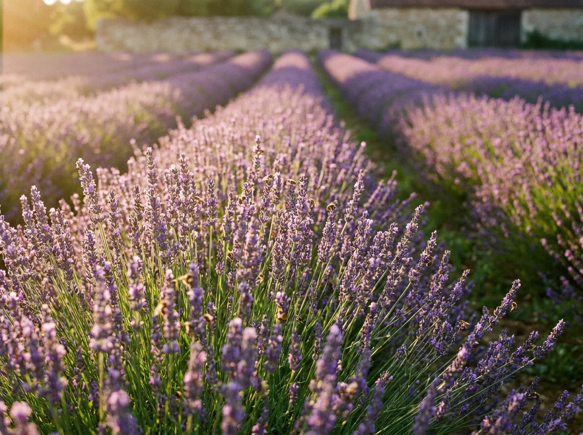 Lavender Field in Full Bloom