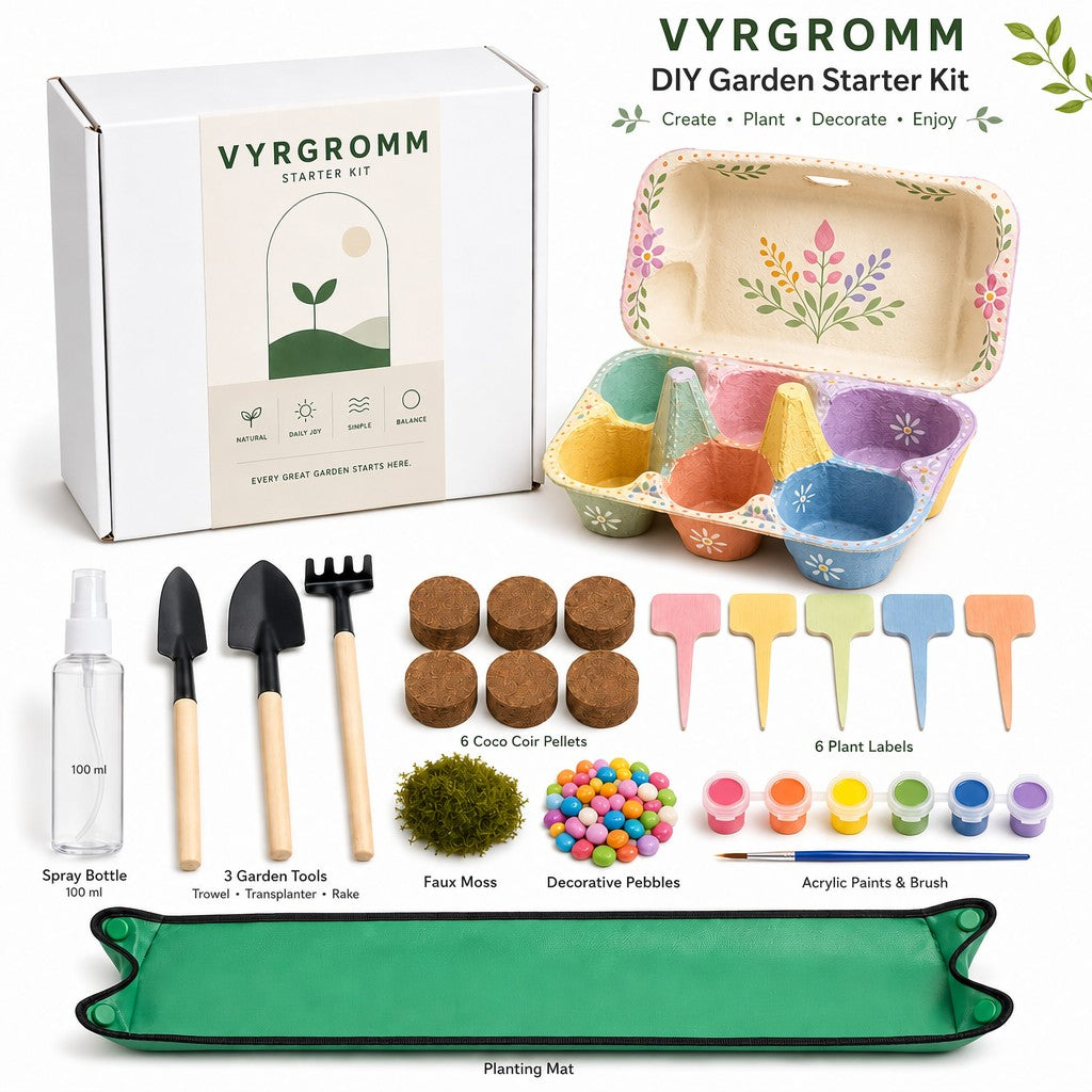 Zerno Painted Egg Tray Starter Kit