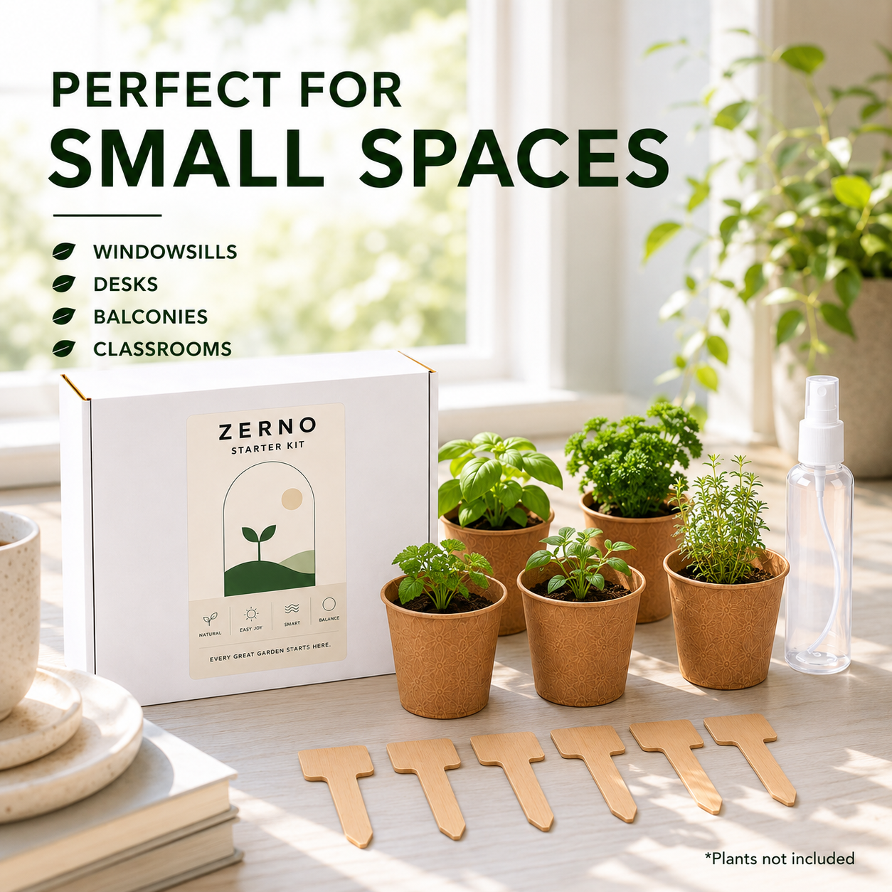 Zerno Seed Starter Kit — Peat Cups Set