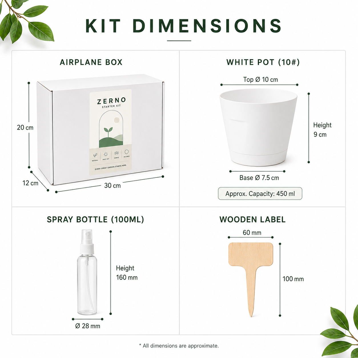 Zerno Seed Starter Kit — Peat Cups & Nursery Pots Bundle