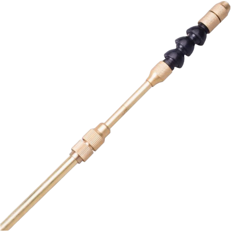 360° All-Copper Telescopic Spray Wand — Swivel Head, Adjustable Length, Universal Fit