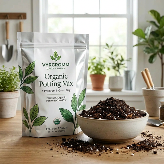 Vyrgromm Organic Potting Mix 8 Quart Bag